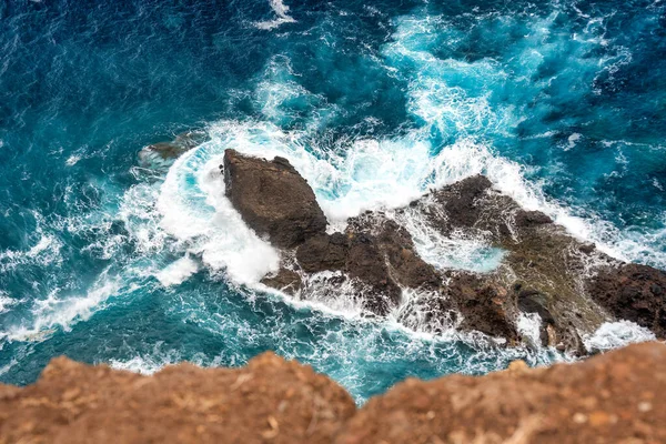 Rocce Sopra Mare Miradouro Sao Lourenco Nell Isola Madeira Portogallo — Foto Stock