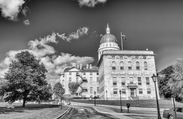 Maine State House Капитальное Здание Maine Историческом Центре Города Августа — стоковое фото