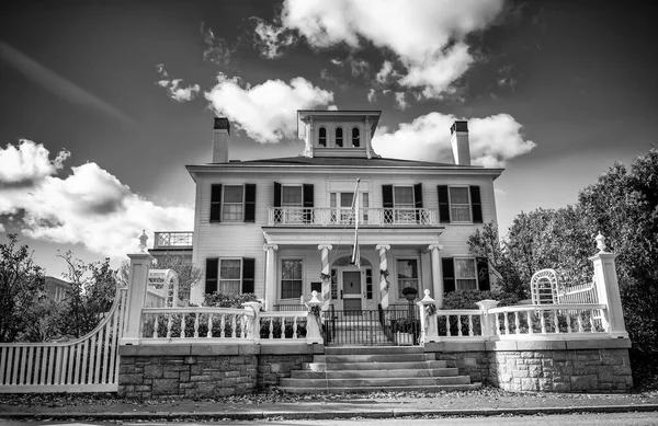 Colorida Casa Augusta Maine — Foto de Stock
