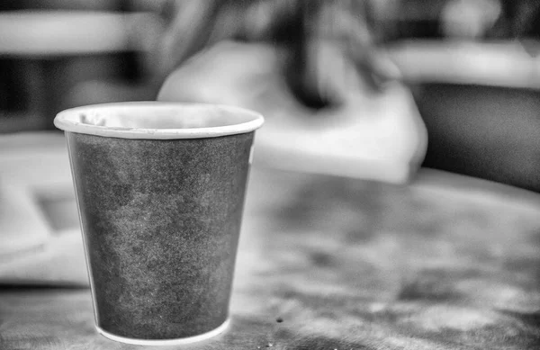 Чашка Кофе Городской Кофейне — стоковое фото