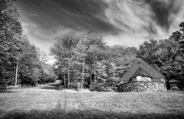 Röda Kapellet New England Viljesäsong — Stockfoto