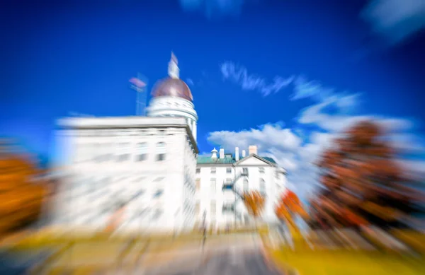 Maine State House Hoofdstad Van Maine Het Historische Centrum Van — Stockfoto