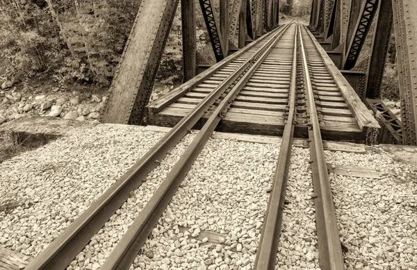 Ponte Nova Inglaterra Época Folhagem — Fotografia de Stock