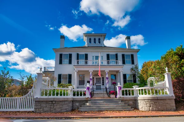 Színes Ház Augusta Maine — Stock Fotó