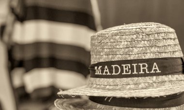 Portekiz 'de Maderia hasır şapka.