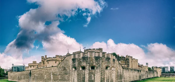 Sunset Panoramautsikt Tower London Storbritannia – stockfoto