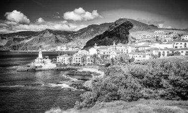 Portekiz, Madeira 'da Sao Lourenco yakınlarında küçük bir kasaba..