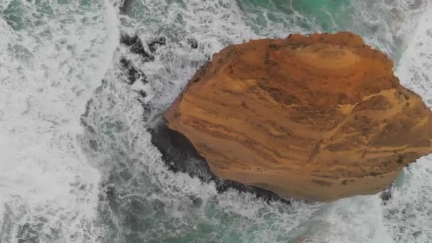 Twaalf Apostelen Langs Great Ocean Road Victoria Australië Uitzicht Vanaf — Stockvideo