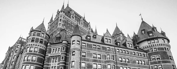 ホテル シャトーの素晴らしさ フロンテナック ケベックの城 — ストック写真