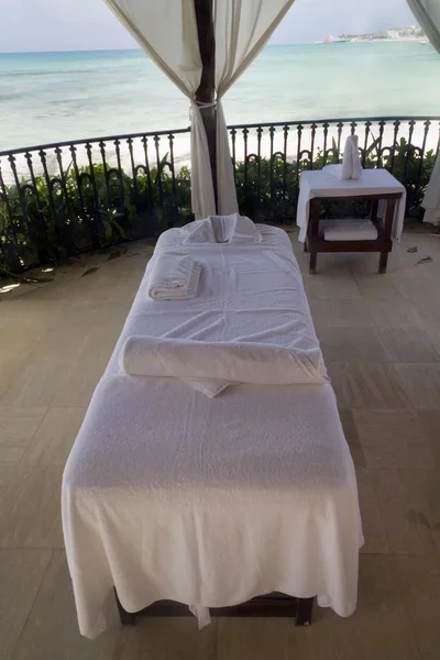 Beach Massage Table — Stock Photo, Image