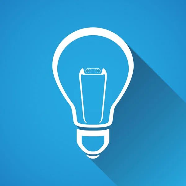 Light bulb icon — Stock Vector