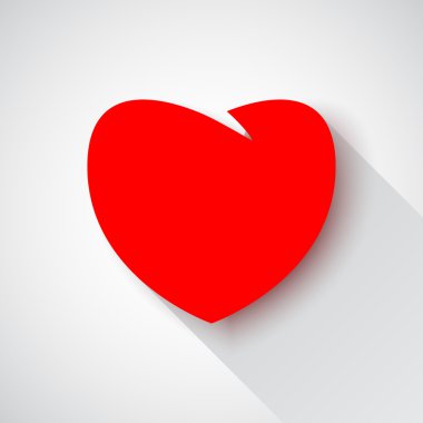 vektörel kalp simgesi