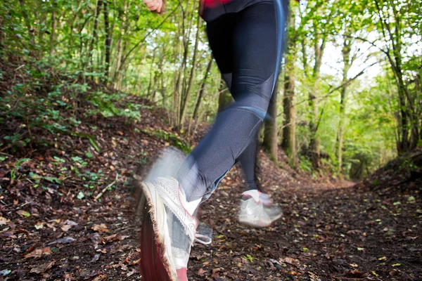 Correr através do país — Fotografia de Stock