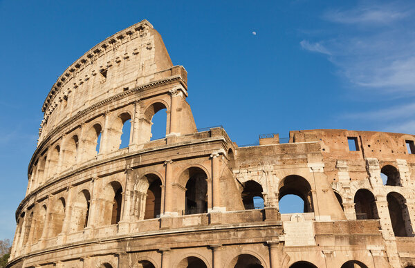 The legendary ancient Colosseo or Colosseum, Roma, Italy.