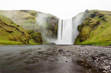 skogafoss şelale, İzlanda