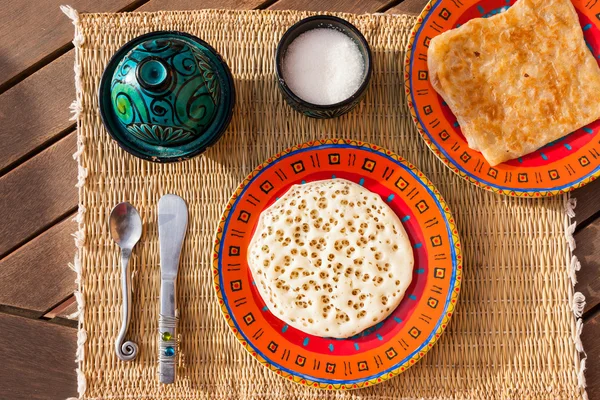 Типовий марокканський сніданок — стокове фото