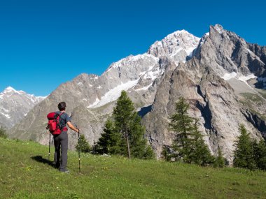 mont blanc, courmayer etrafında dağ manzarası hayran fiyatı