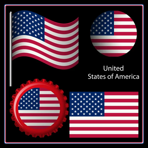 Us graphic set — Stock Vector