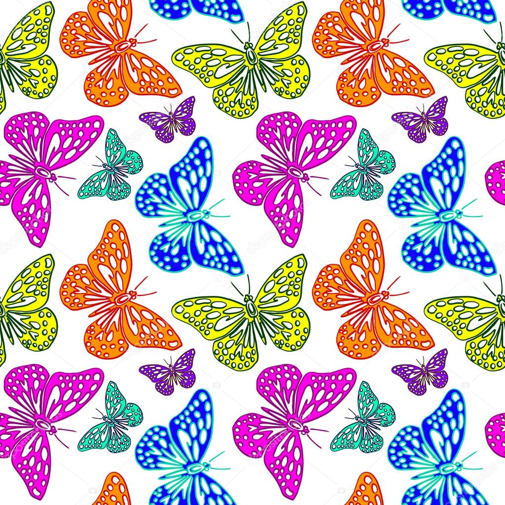 Butterflies texture Stock Vector Image by ©robertosch #18632289