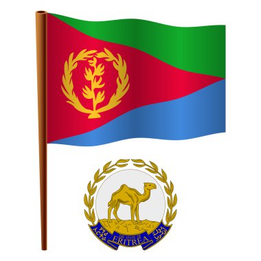 Eritre dalgalı bayrağı