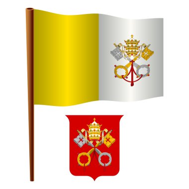 Vatikan dalgalı bayrağı