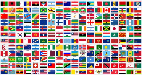 Αλφαβητική κόσμο σημαίες Διάνυσμα Αρχείου