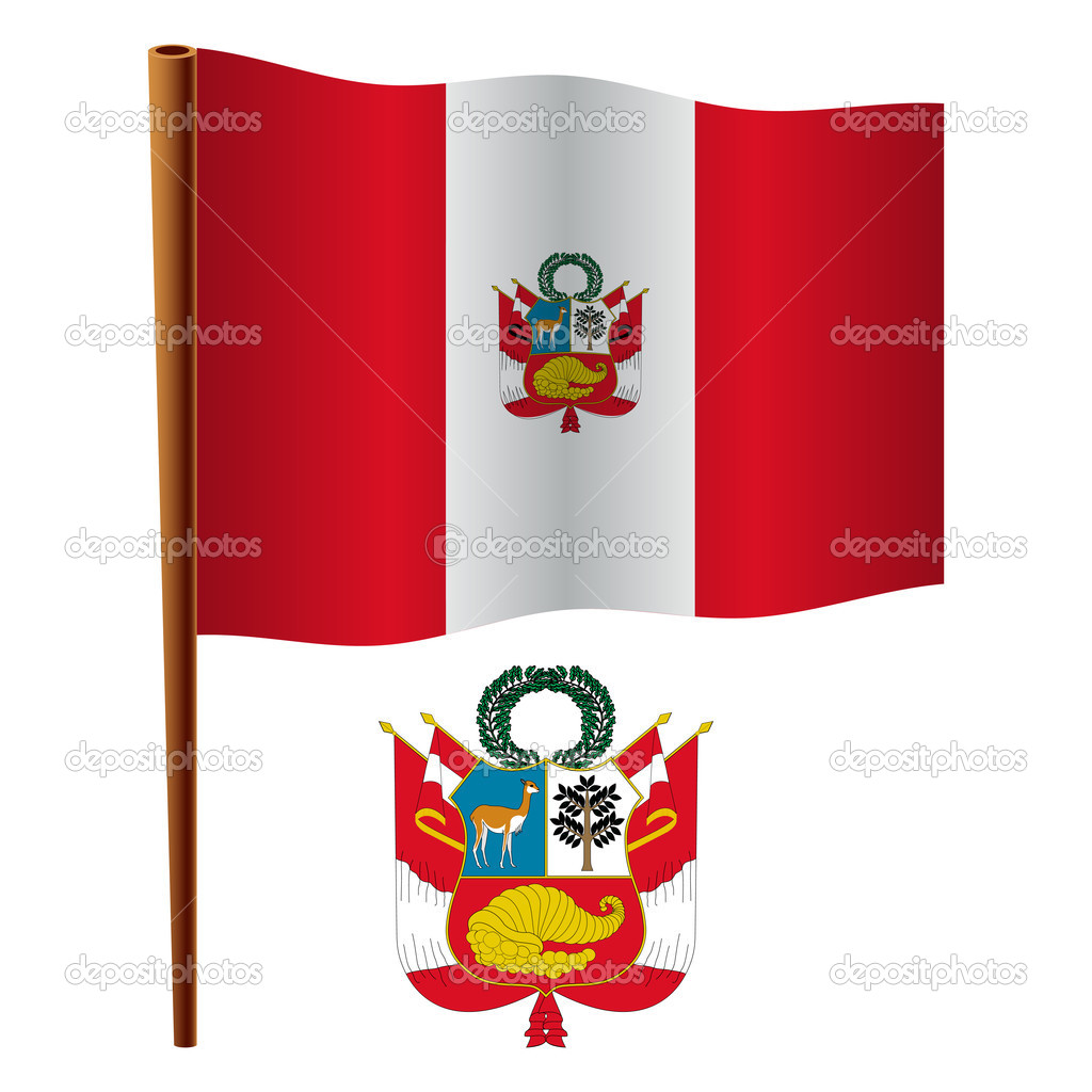 peru wavy flag