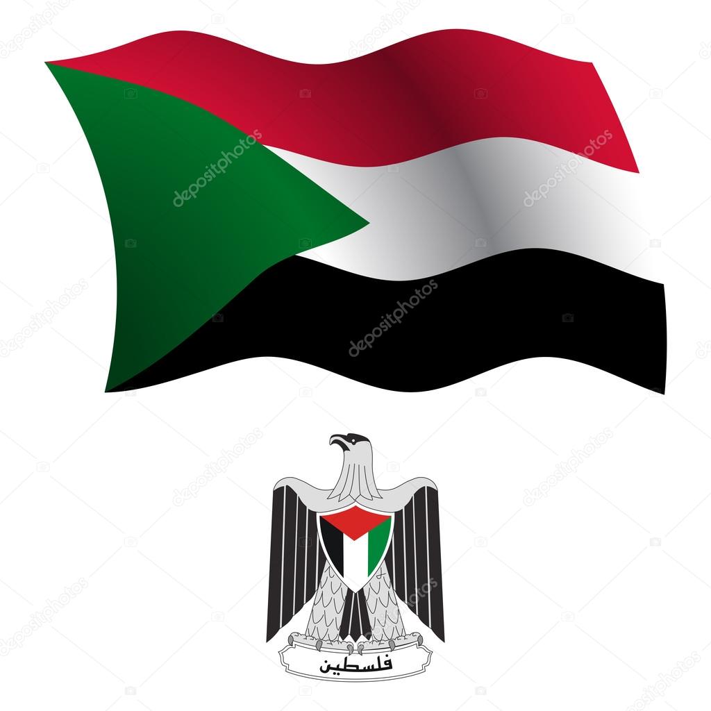 palestine wavy flag and coat