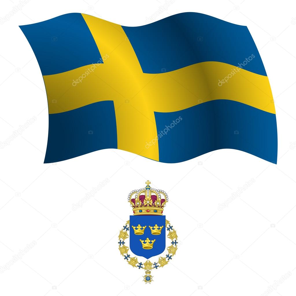 Suecia Bandera : Pegatina Redonda Círculo de la bandera de la calidad de ... : Imagen actual de la bandera de suecia con la historia de la bandera e información sobre el país.