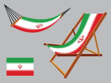 İran hamak ve şezlong seti