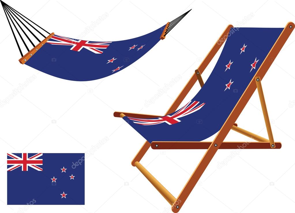 new zealand hammock and deck chair set