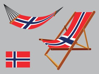 Norveç hamak ve şezlong seti