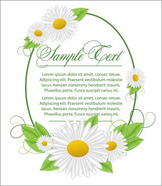 vektör çerçeve çiçek