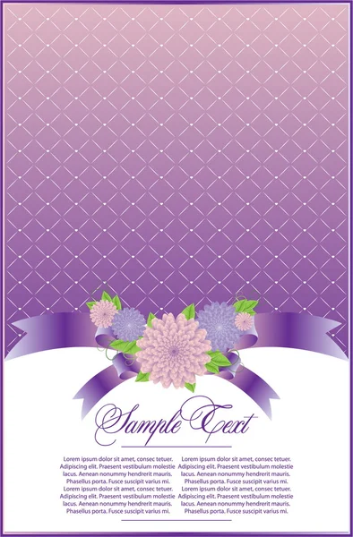 Elegante violette achtergrond voor ontwerp — Stockvector