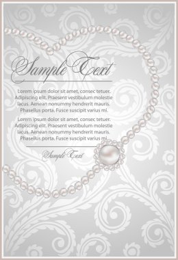 arka plan ile gerçekçi inciler