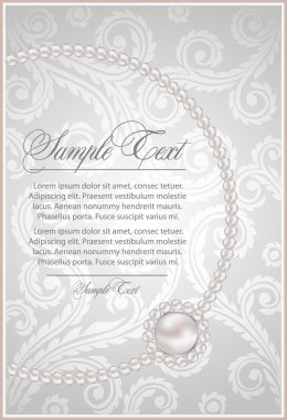 arka plan ile gerçekçi inciler