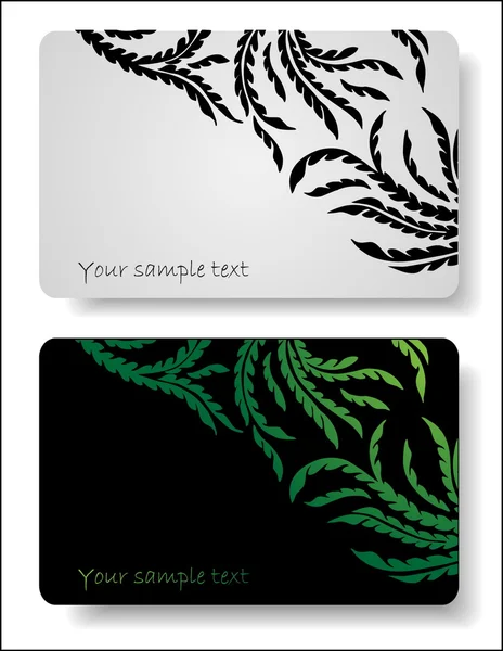 Tarjetas abstractas — Vector de stock