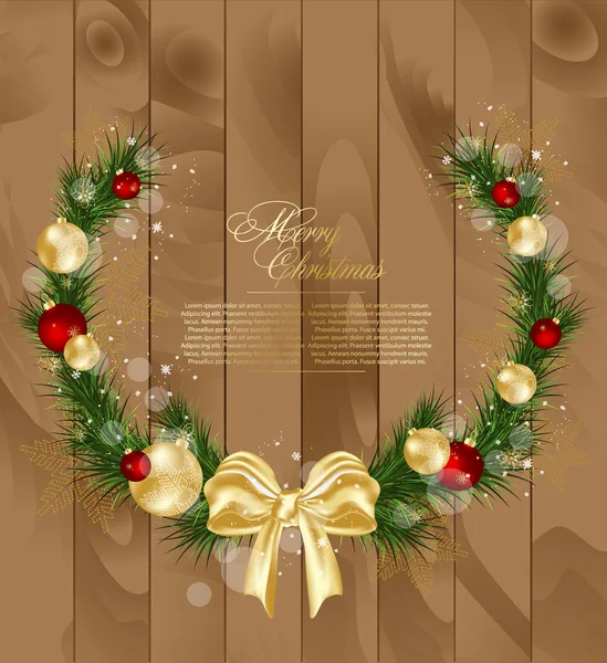 Christmas card background — Stock Vector