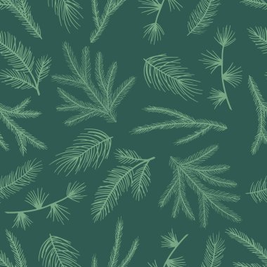 Noel ve Yeni Yıl kusursuz desen, vektör xmas arkaplan