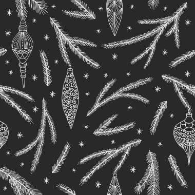 Noel ormanı dalları olan Kusursuz Tatil Şablonu.