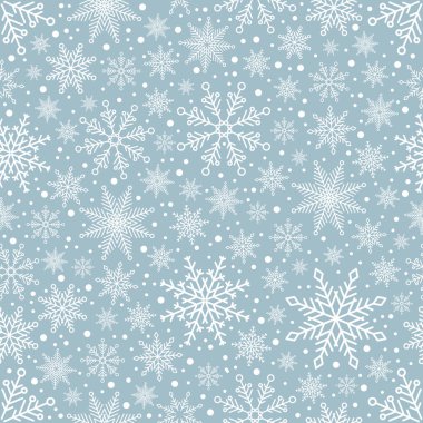 Basit, pürüzsüz bir Noel örneği. Farklı süslemeli kar taneleri. Siyah arkaplanda