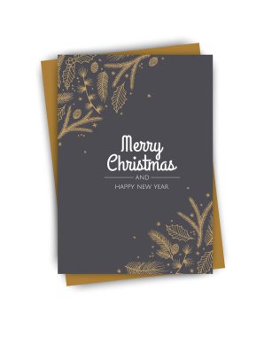 Noel ve Yeni Yıl geçmişi. Parlak Kış Tatil Kompozisyonu. Tebrik kartı, afiş, poster