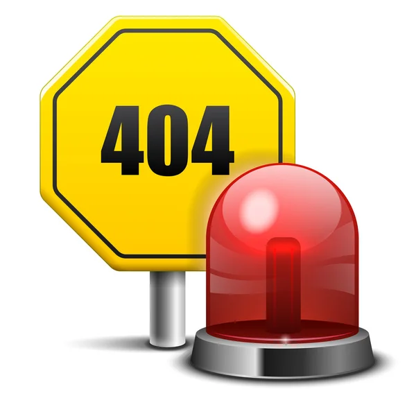 Error del concepto 404. Página no encontrada . — Vector de stock