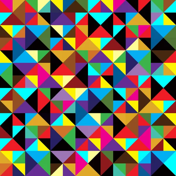 Motif géométrique sans couture avec triangles — Image vectorielle