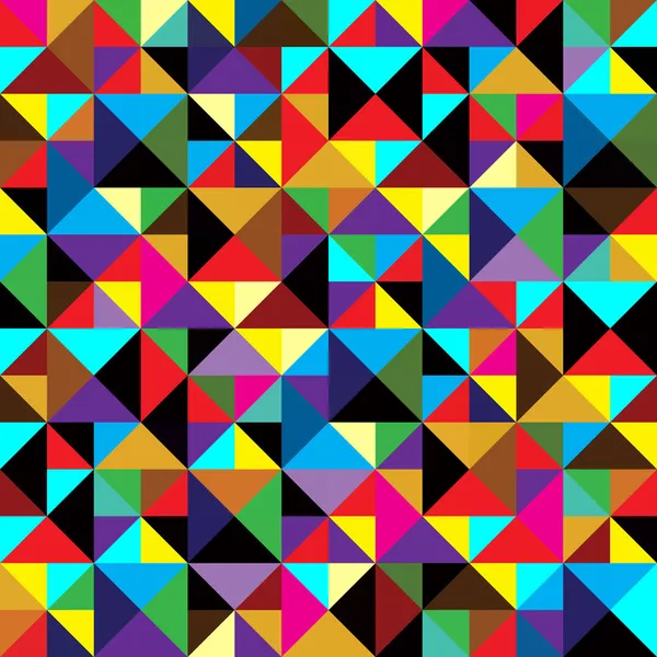 Patrón geométrico sin costura con triángulos — Archivo Imágenes Vectoriales