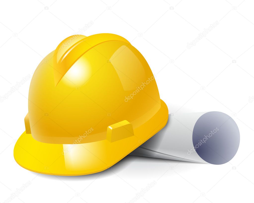 yellow hard hat clip art