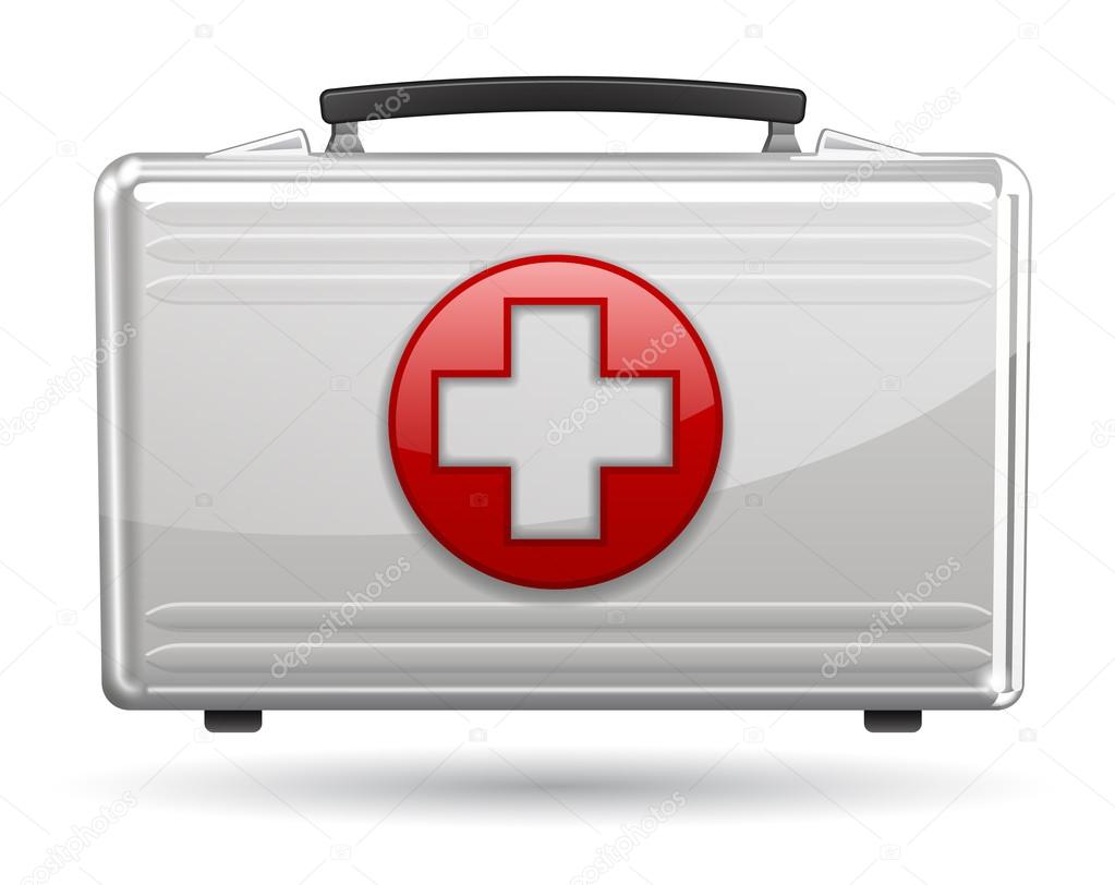 First aid box icon. Vector Illustration