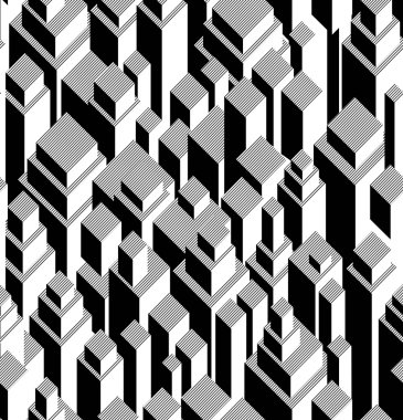 vektör kesintisiz geometrik desen