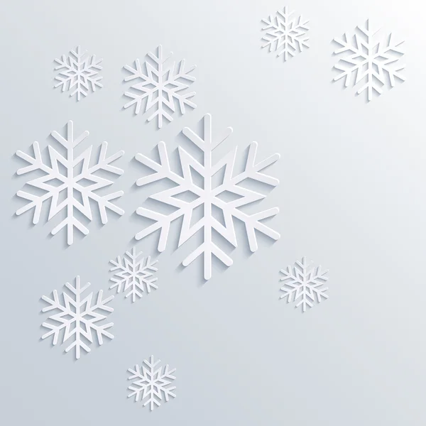 Векторні ілюстрації абстрактний Різдвяний фон зі сніжинкою — стоковий вектор