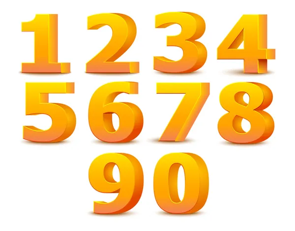 Alphabet-Zahlen. Vektorillustration. — Stockvektor